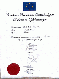 Avrupa Birliği Yeterlilik Sertifikası: Doç.Dr. Fatih Çakır Gündoğan