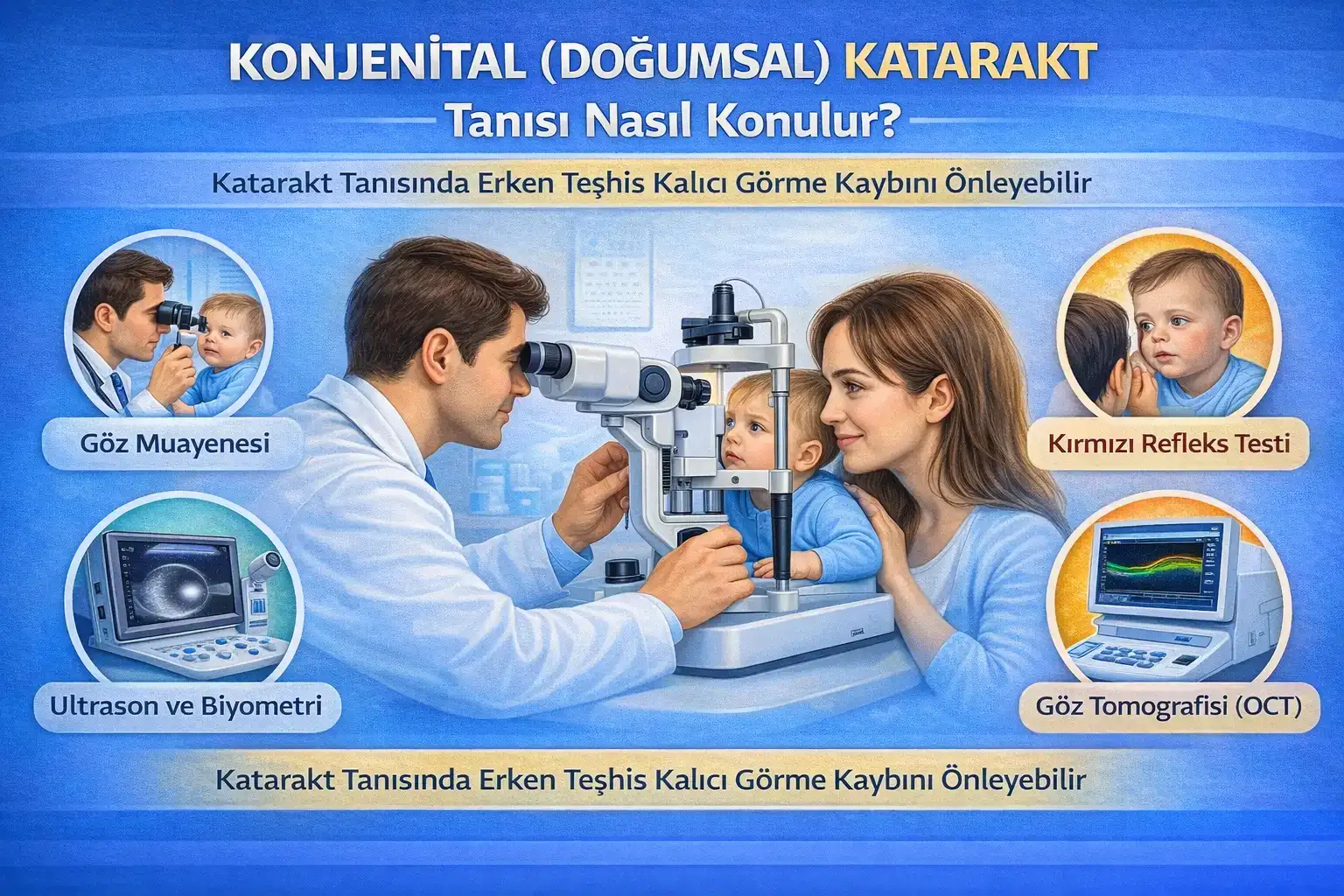 Konjenital Katarakt Tanısı Nasıl Konur? Hangi Muayeneler Yapılır?