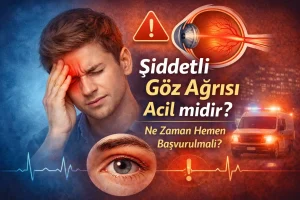 Şiddetli göz ağrısı acil midir ve ne zaman hemen başvurulmalı konulu featured görsel