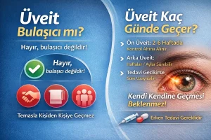 Üveit bulaşıcı değildir, üveit iyileşme süresi ve tedavi süreci