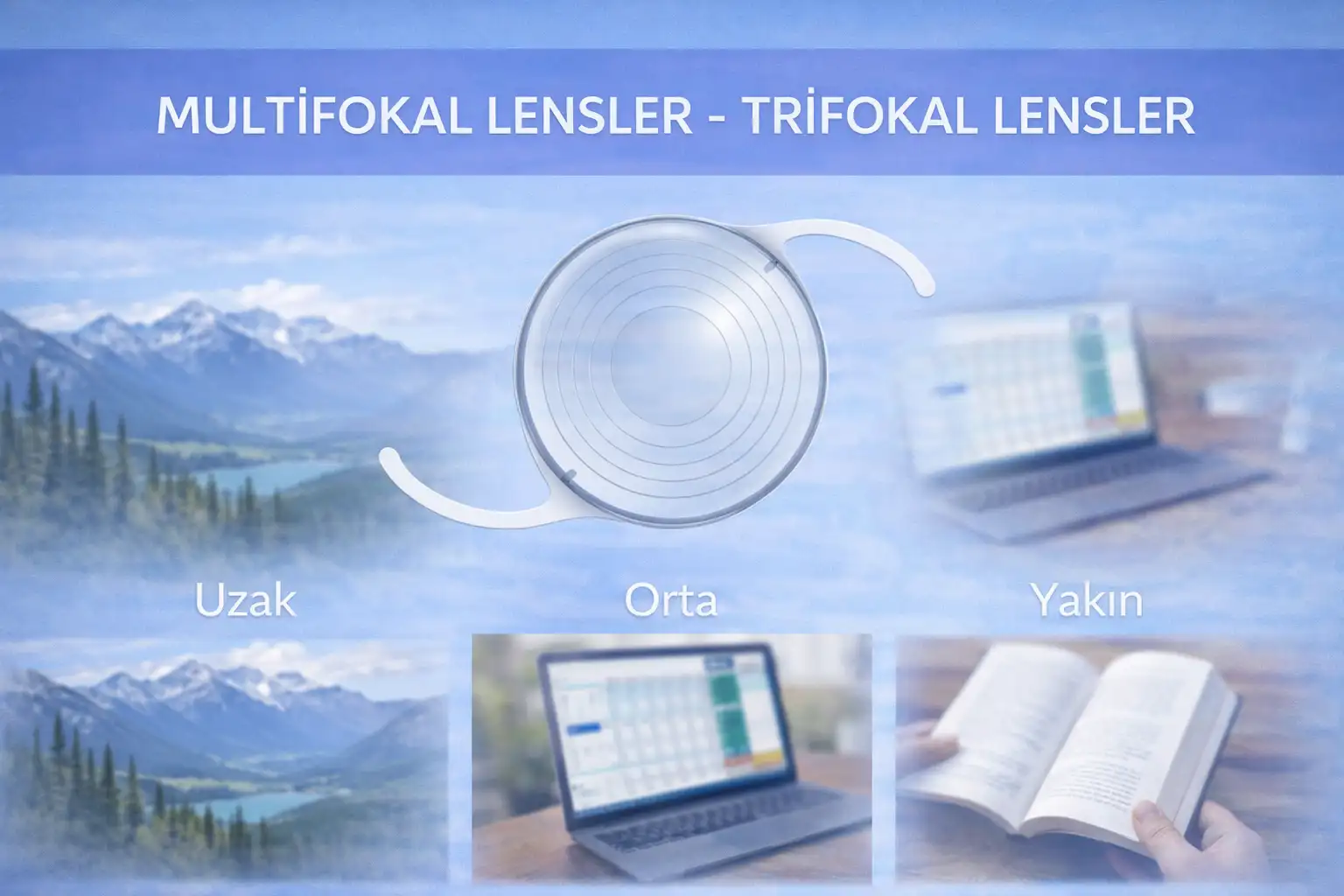 Multifokal–Trifokal Göz İçi Mercekler: Çok Odaklı Mercekler Nasıl Çalışır?