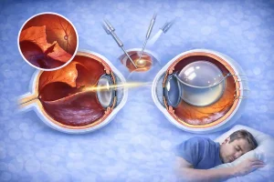 Retina dekolmanı ameliyatı sonrası retina yatışıklığı ve iyileşme süreci
